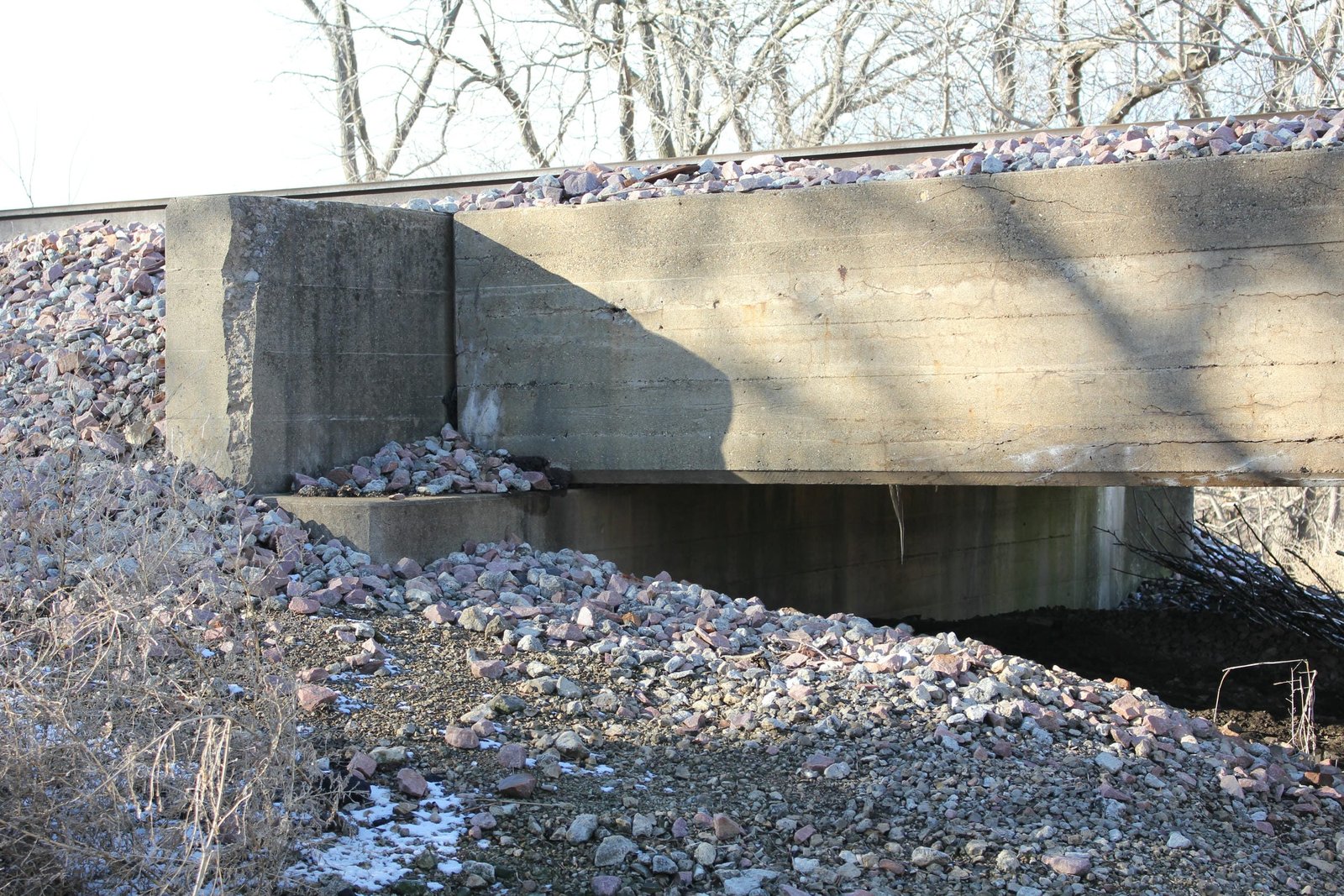 West abutment